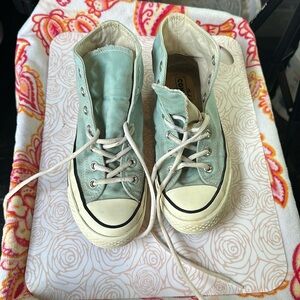 Converse High Tops Baby Blue size 6